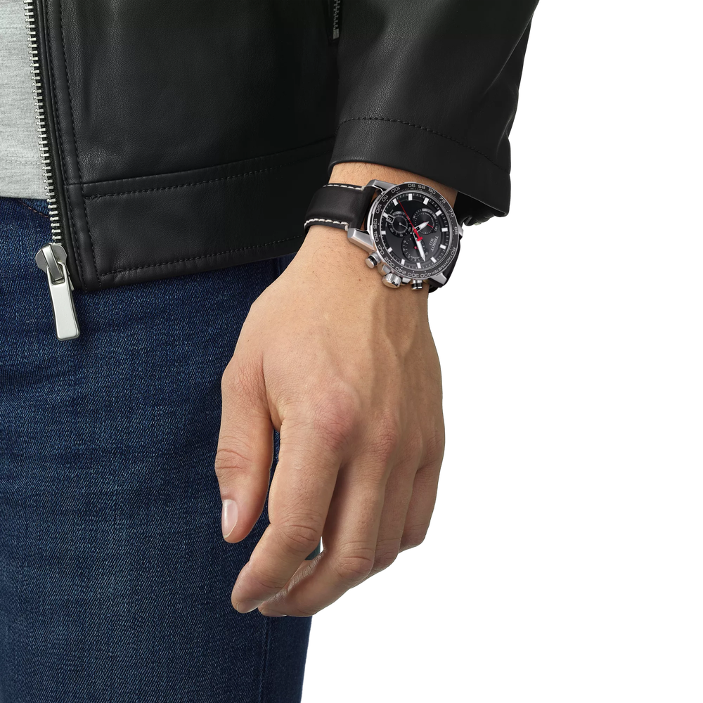 Tissot Supersport Chrono Men's Swiss Quartz Chronograph Watch T125.617.16.051.00 – 45.5 mm, Black
