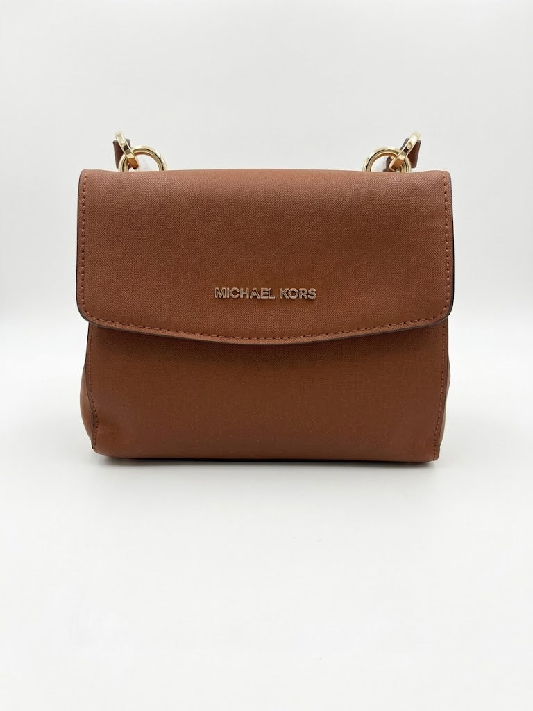 Michael Kors women's handbag with brand logo print and handle #0032