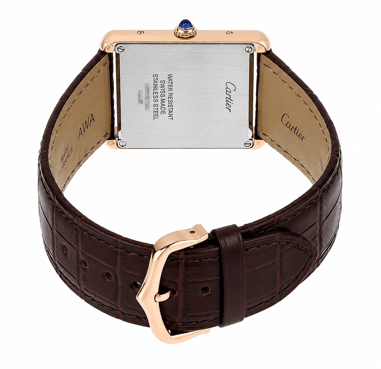 Cartier Tank Solo Luxury Watch W5200025 – Rose Gold & Brown Leather Strap