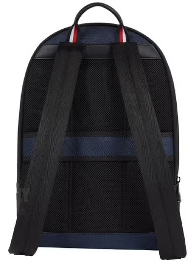Tommy Hilfiger Men's Essential Backpack – Blue Lightweight Laptop & Everyday Backpack#BU-2
