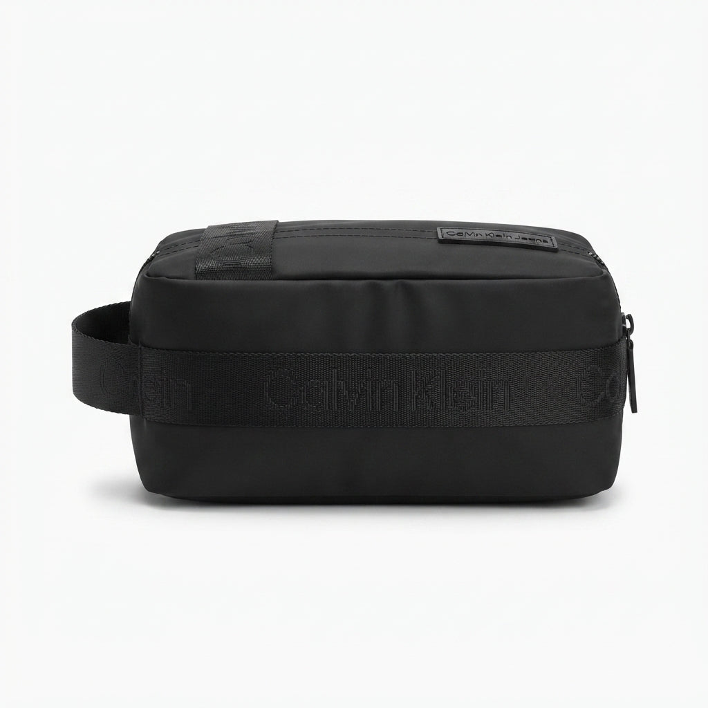 Calvin Klein Men's Black Nylon Zip Clutch Bag #0028