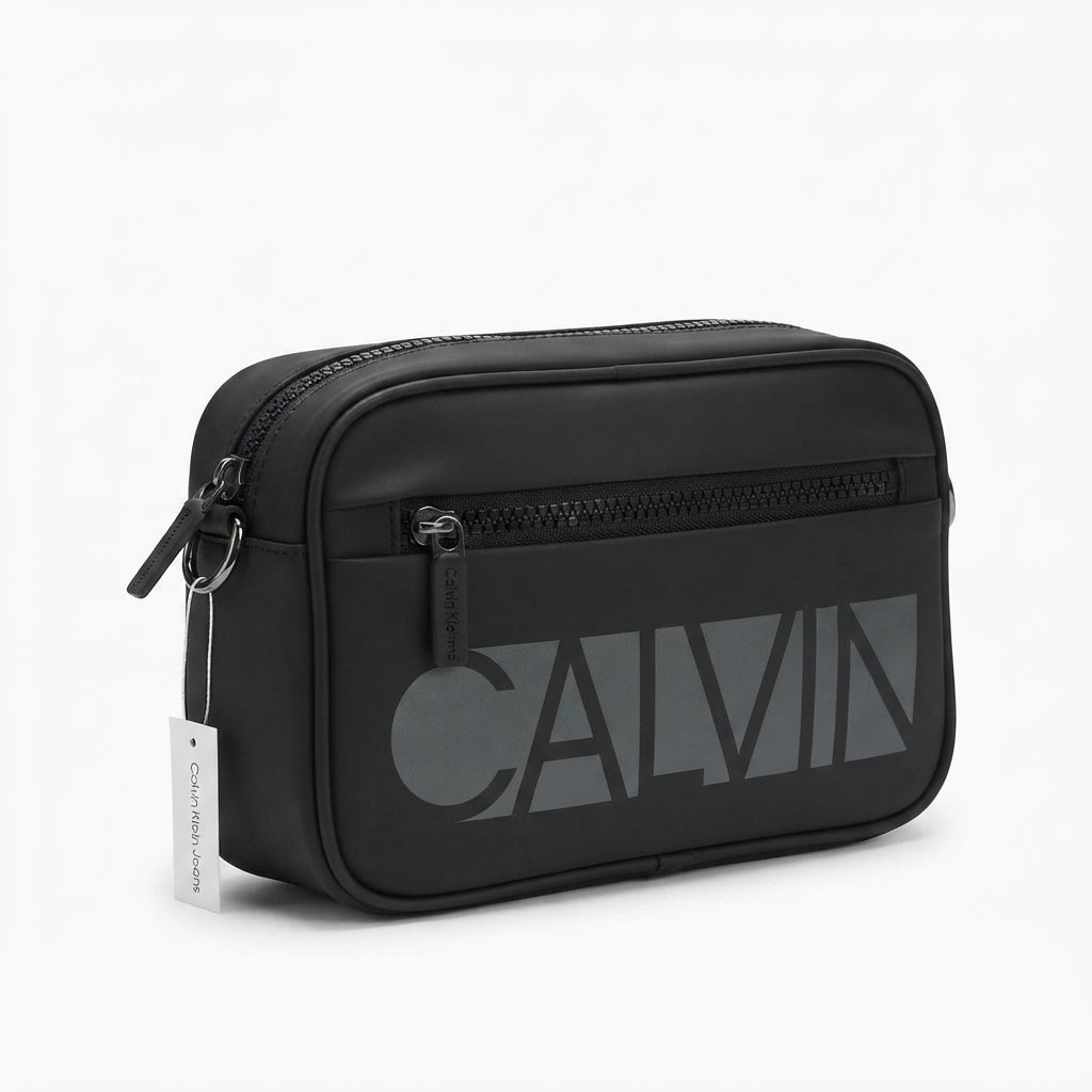 Calvin Klein Jeans Men's Crossbody Clutch Bag with Adjustable Strap & Zip Closure #0026