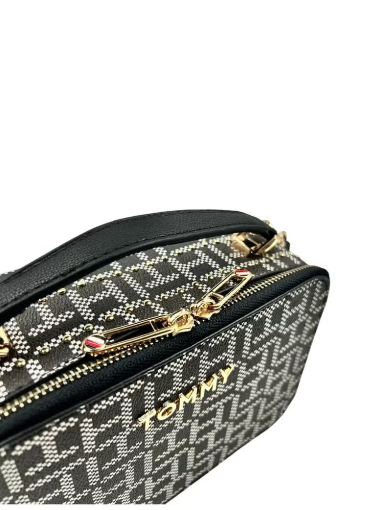 Tommy Hilfiger Monogram Vanity Crossbody Bag ✨#0081