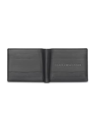 Tommy Hilfiger Emmet Men’s Leather Global Wallet – Black Bi-Fold Wallet with RFID Protection#81