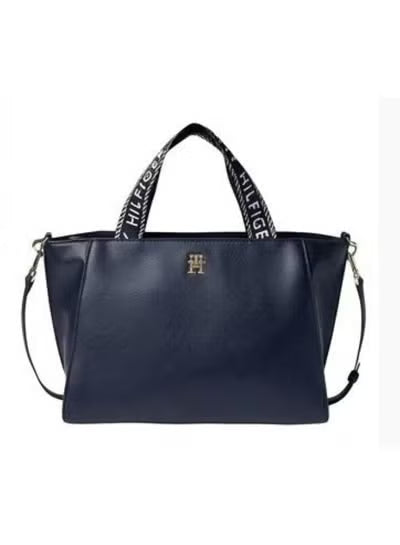 Tommy Hilfiger Navy Blue Tote Bag with Shoulder Strap – Classic Women’s Handbag#76
