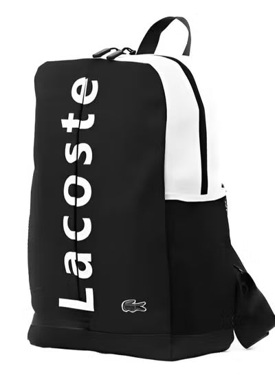 Lacoste Sport Bold Logo Backpack for Men – Black/White#3-100