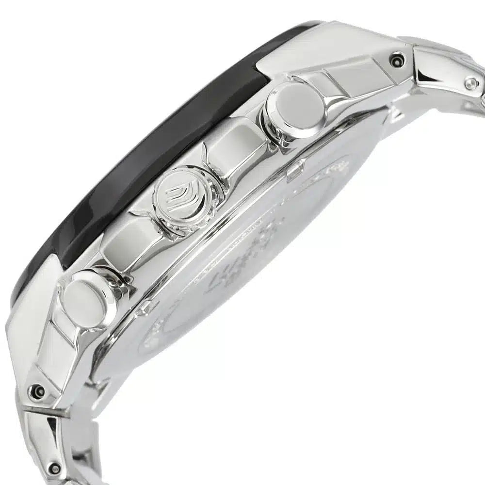 Casio Edifice Chronograph Men’s Watch – Black Dial, Silver Stainless Steel Strap (EF-554SP-1A)