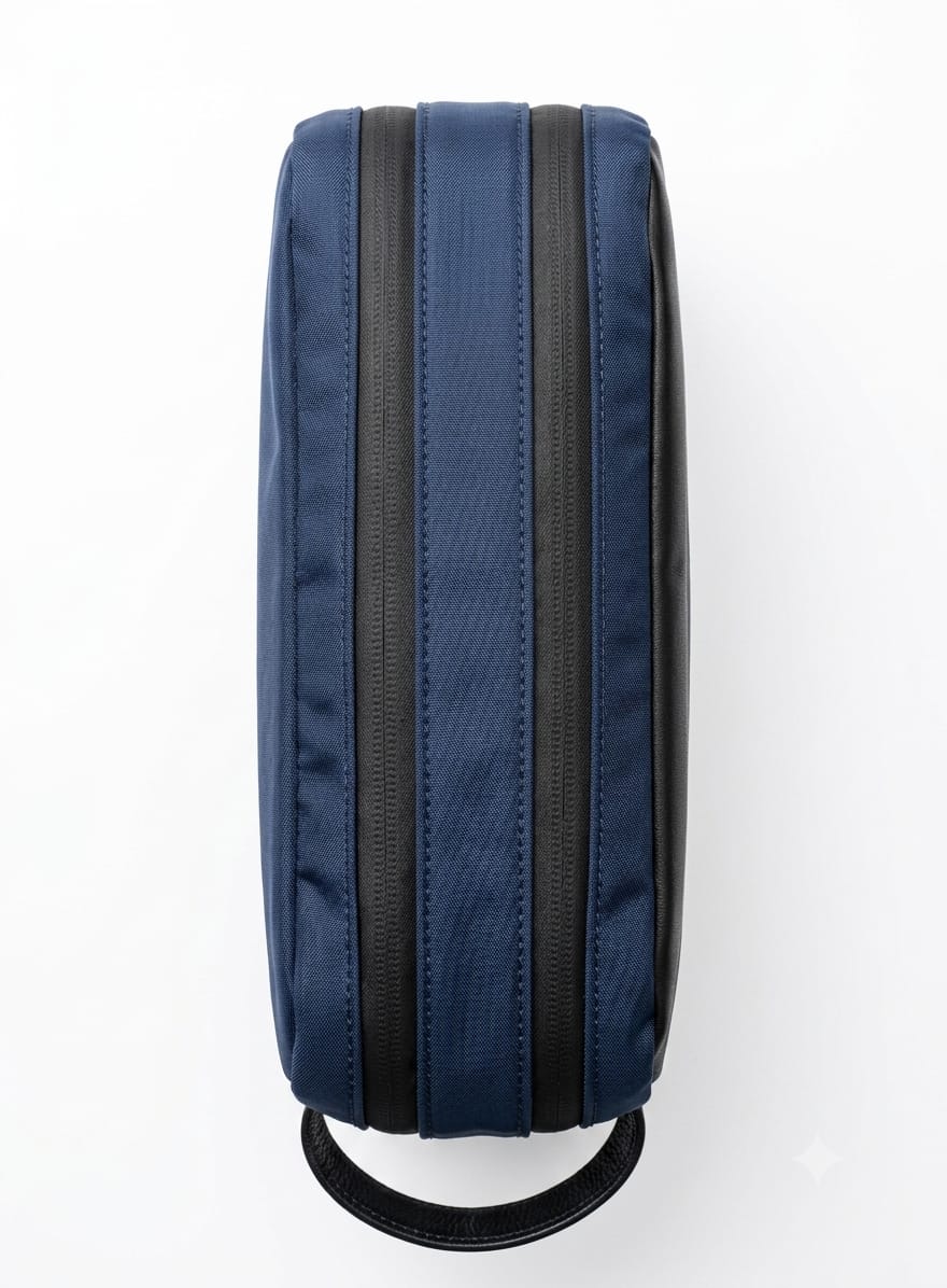Tommy Hilfiger Men's Navy Travel Organizer Bag – Compact Toiletry & Essentials Pouch#079