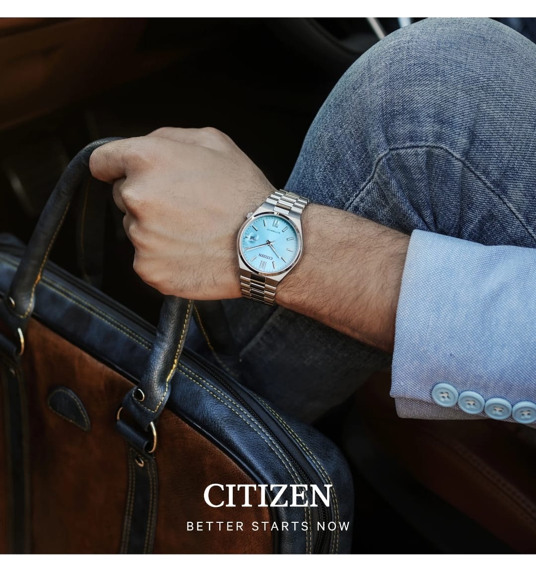 Citizen TSUYOSA NJ0151-88M Automatic Watch with Turquoise Dial