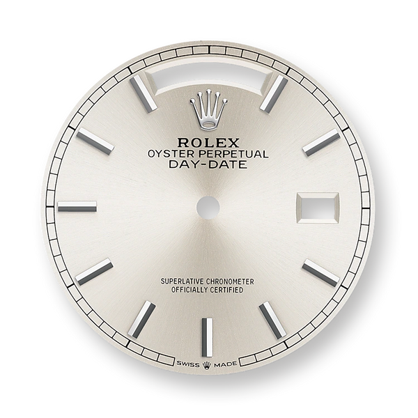 Rolex Day-Date Watch For Men - Off White Dial