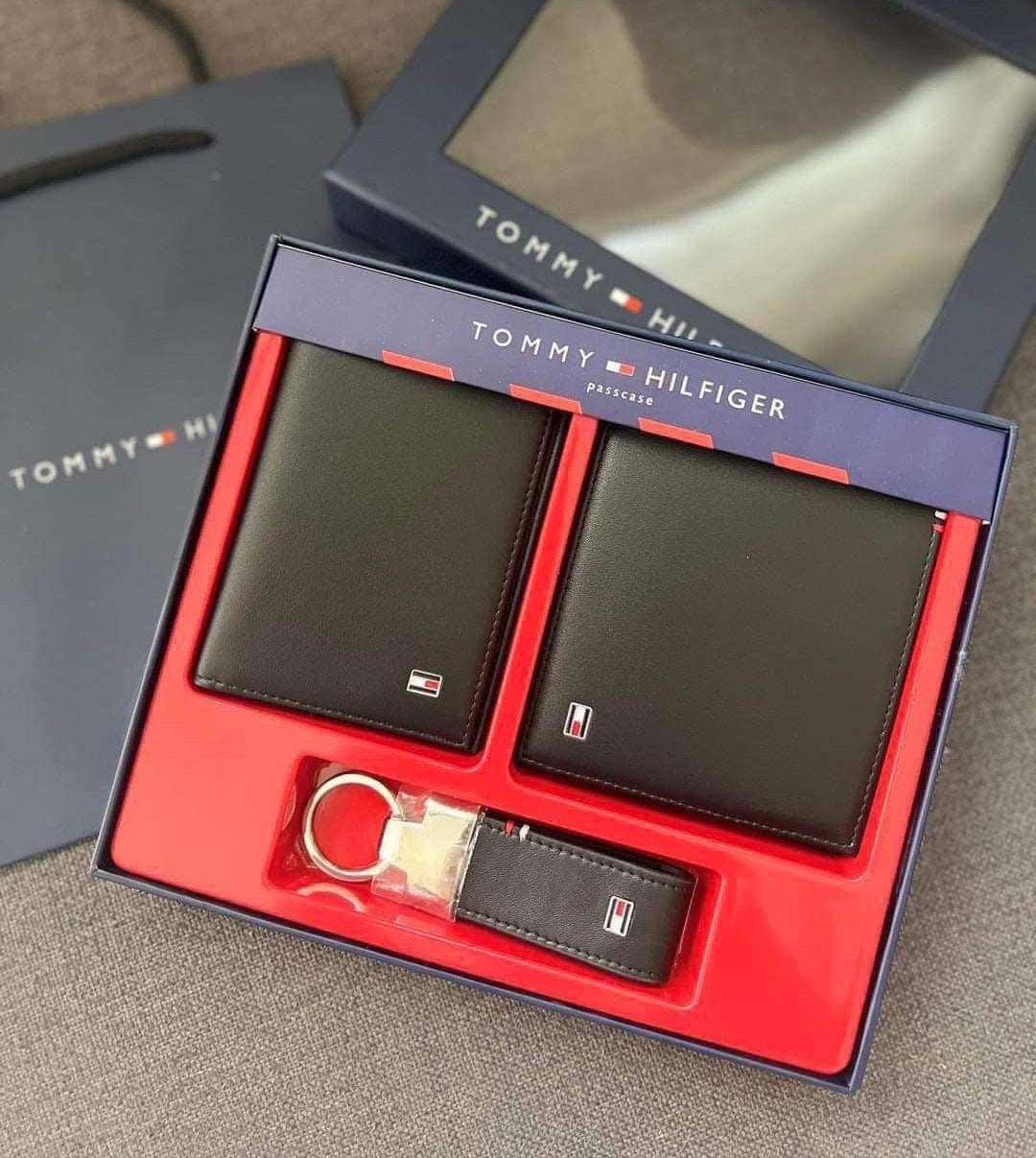 TH Wallet-Keychain-Card Holder Set For Men #4
