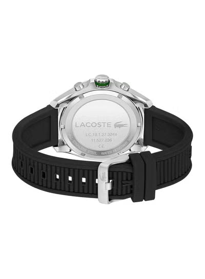 Lacoste Tiebreaker Men’s Watch 2011152 – Sporty Design, Two-Tone Bezel, Date Display Quartz