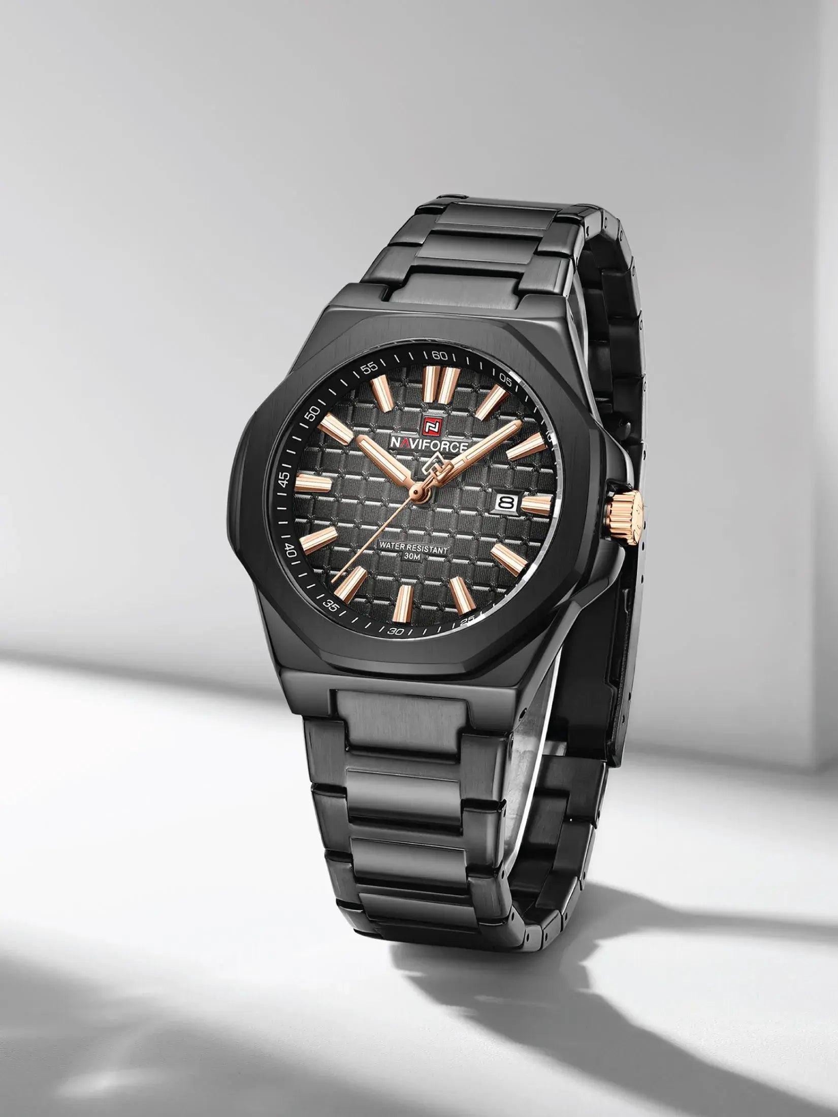 Naviforce Watch for Men NF9258 B/RG/B