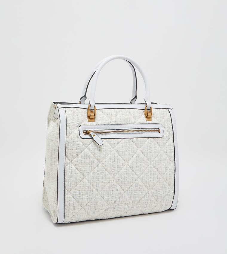 Guess Abey Elite Logo Detailed Tote Bag