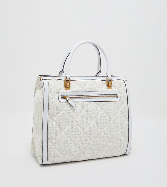 Guess Abey Elite Logo Detailed Tote Bag