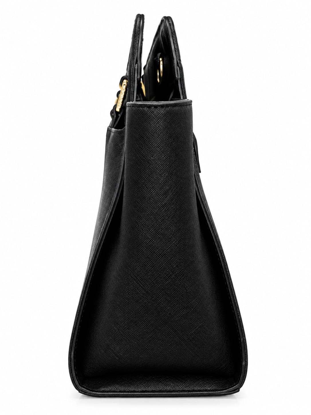 Women’s Monogram Tote Handbag with Detachable Shoulder Strap – Black#0050