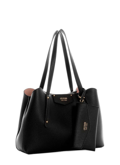 GU Black Leather Bag For Women 128#