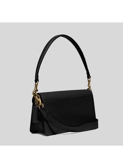 Coach Tabby Shoulder Bag 26 in Signature Canvas Tan Black with Leather Trim – 91215#6