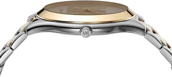 Michael Kors Slim Runway Women’s Watch MK4735 – 42mm Two-Tone Stainless Steel Quartz Timepiece
