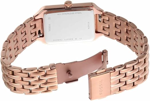 Women’s Analog Stainless Steel Watch ES5271 – 23mm Rose Gold Tone by Fossil