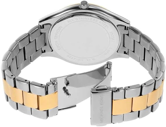 Michael Kors Slim Runway Women’s Watch MK4735 – 42mm Two-Tone Stainless Steel Quartz Timepiece