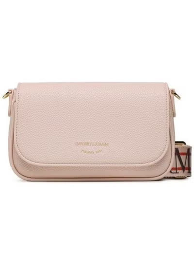 Emporio Armani Women’s Crossbody Flap Bag – Light Pink with Adjustable Strap#4