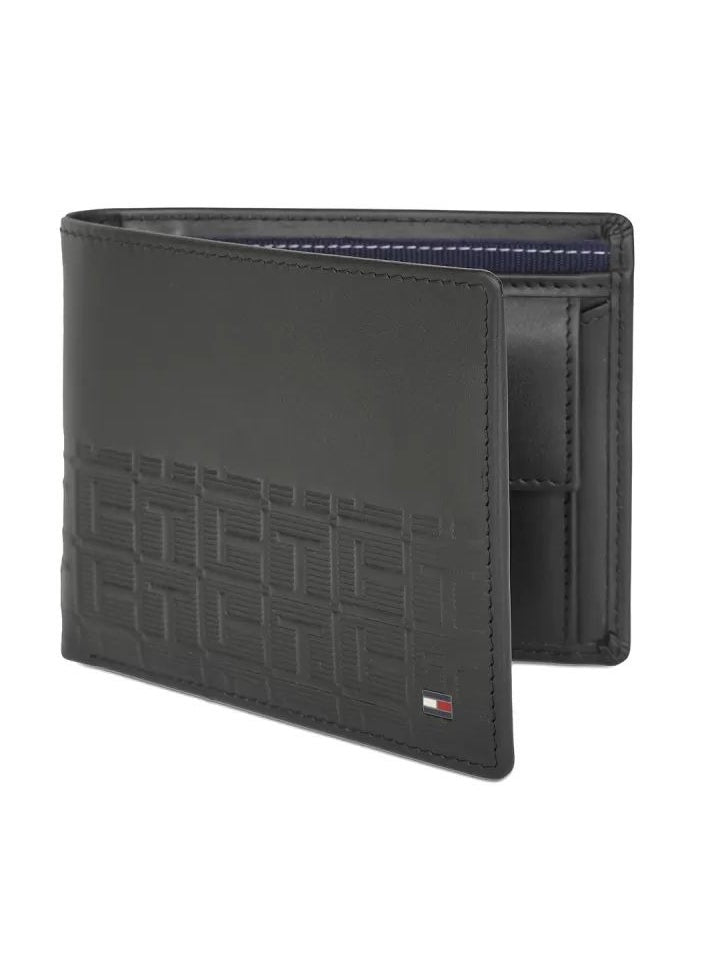 TH Black Leather Wallet For Men #22