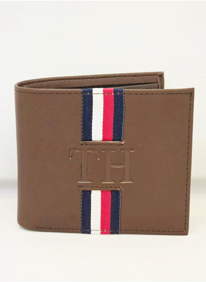 TH Brown Leather Wallet For Men 43#