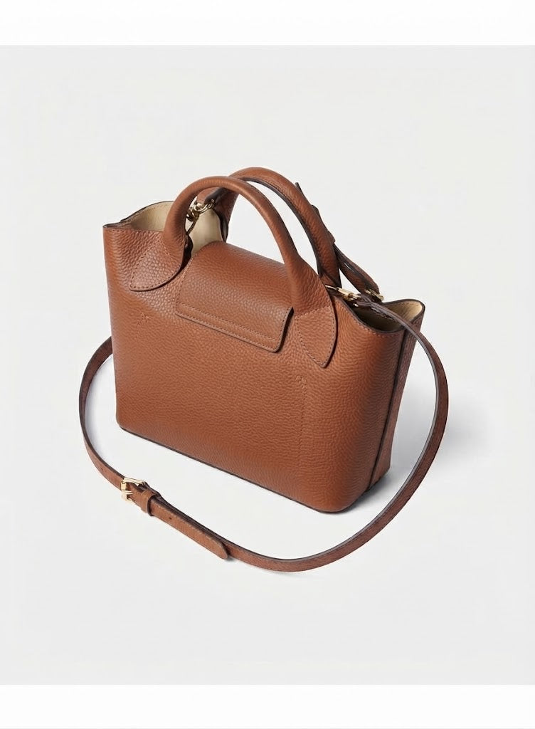 Longchamp EPURE XS Women’s Small Leather Crossbody Bag – Brown#0002