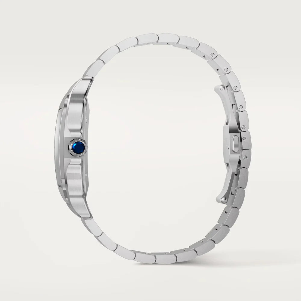 Santos de Cartier LM Watch – Gradient Blue Dial & Stainless Steel Bracelet
