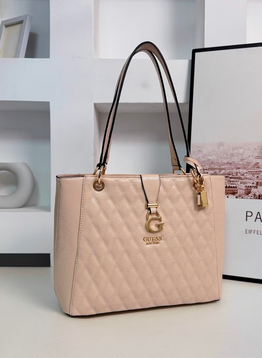 GUESS Women's Three-Layer Large Capacity Tote Handbag – 32.5×22×11.5 cm