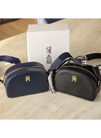 Tommy Hilfiger Women’s Blue Crossbody Bag – Compact Leather Everyday Style (AW0AW16682)#59