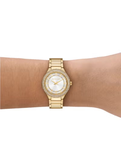 Michael Kors MK4941 Mini Sylvia Gold Tone Quartz Watch for Women
