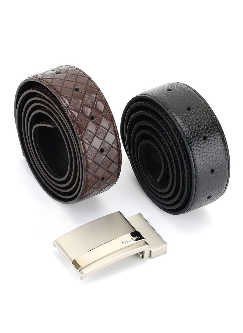 CK Leather Belt Set For Men #9