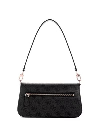 Guess Women’s Coal Black Shoulder Bag HWESG951320 – Sleek Leather Design#199