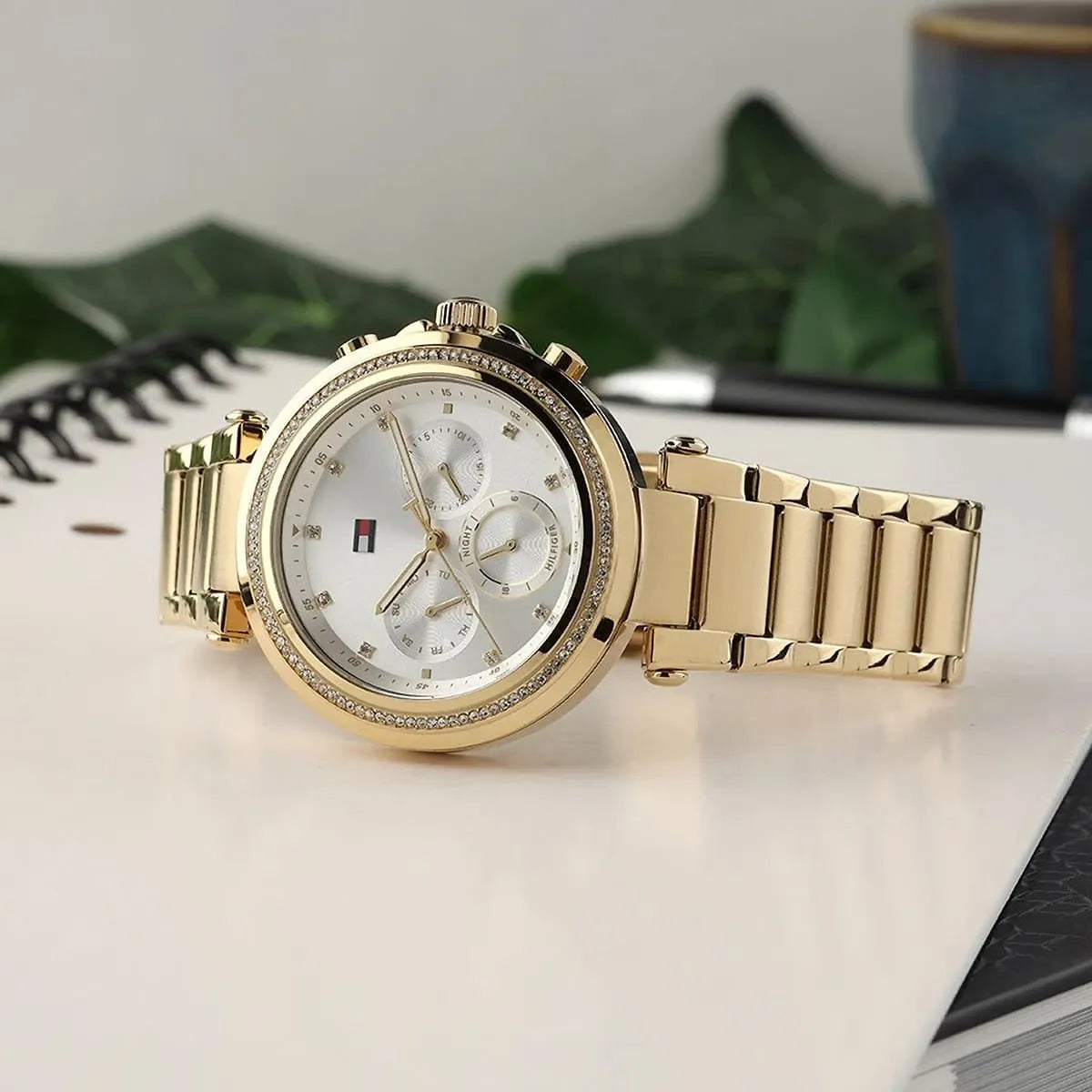 Tommy Hilfiger Emily Women's Gold-Tone Stainless Steel Watch 1782703