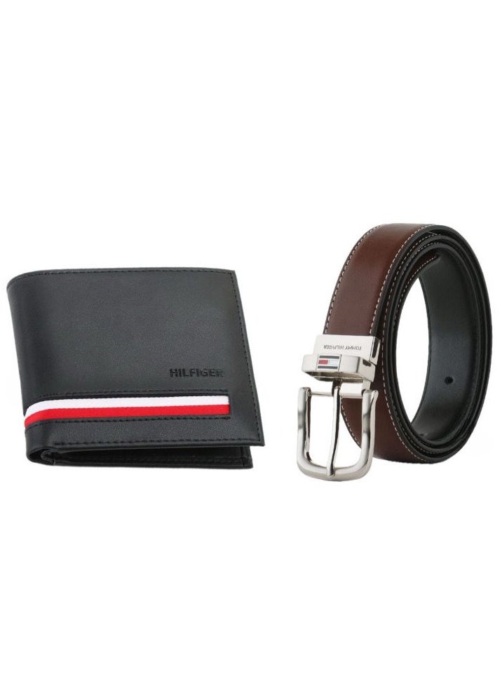 TH Leather Wallet-Belt Set For Men #5