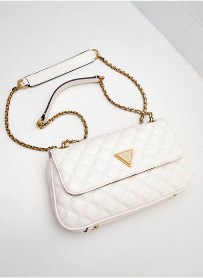 GU White Quilted Bag For Women 109#