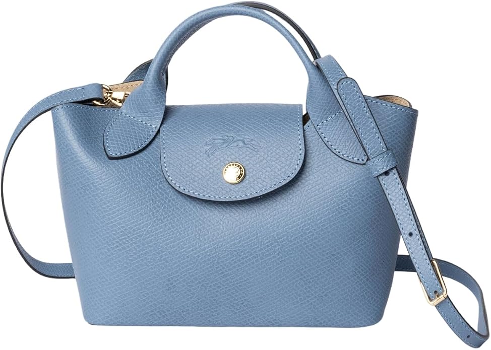 Longchamp EPURE XS Women’s Small Leather Crossbody Bag – Light Blue#0003