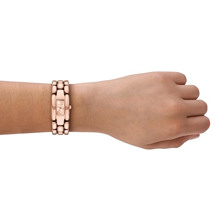 Michael Kors Hally Women’s Watch MK4954 Rose Gold Rectangular Quartz Watch