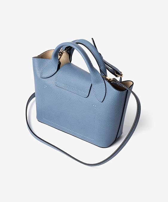 Longchamp EPURE XS Women’s Small Leather Crossbody Bag – Light Blue#0003