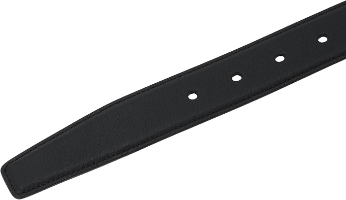 Yves Saint Laurent (YSL) Women's Leather Belt 634437 BOO0W – Black with Gold Monogram Buckle (Parallel Import)#01