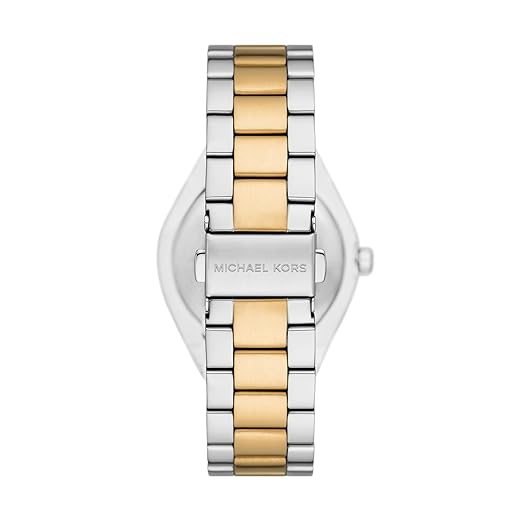 Michael Kors Lennox Women’s Two-Tone Stainless Steel Watch – White Dial Quartz 37mm (MK7464)