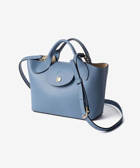 Longchamp EPURE XS Women’s Small Leather Crossbody Bag – Light Blue#0003