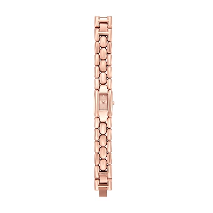 Michael Kors Hally Women’s Watch MK4954 Rose Gold Rectangular Quartz Watch