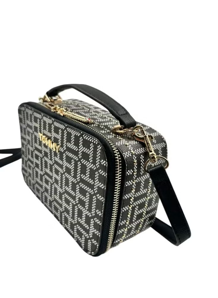 Tommy Hilfiger Monogram Vanity Crossbody Bag ✨#0081