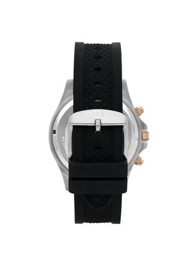 Maserati Sfida R8871640002 Men’s Watch – Black Dial, Black Rubber Strap, Quartz Chronograph, 44mm, 100M Water Resistance
