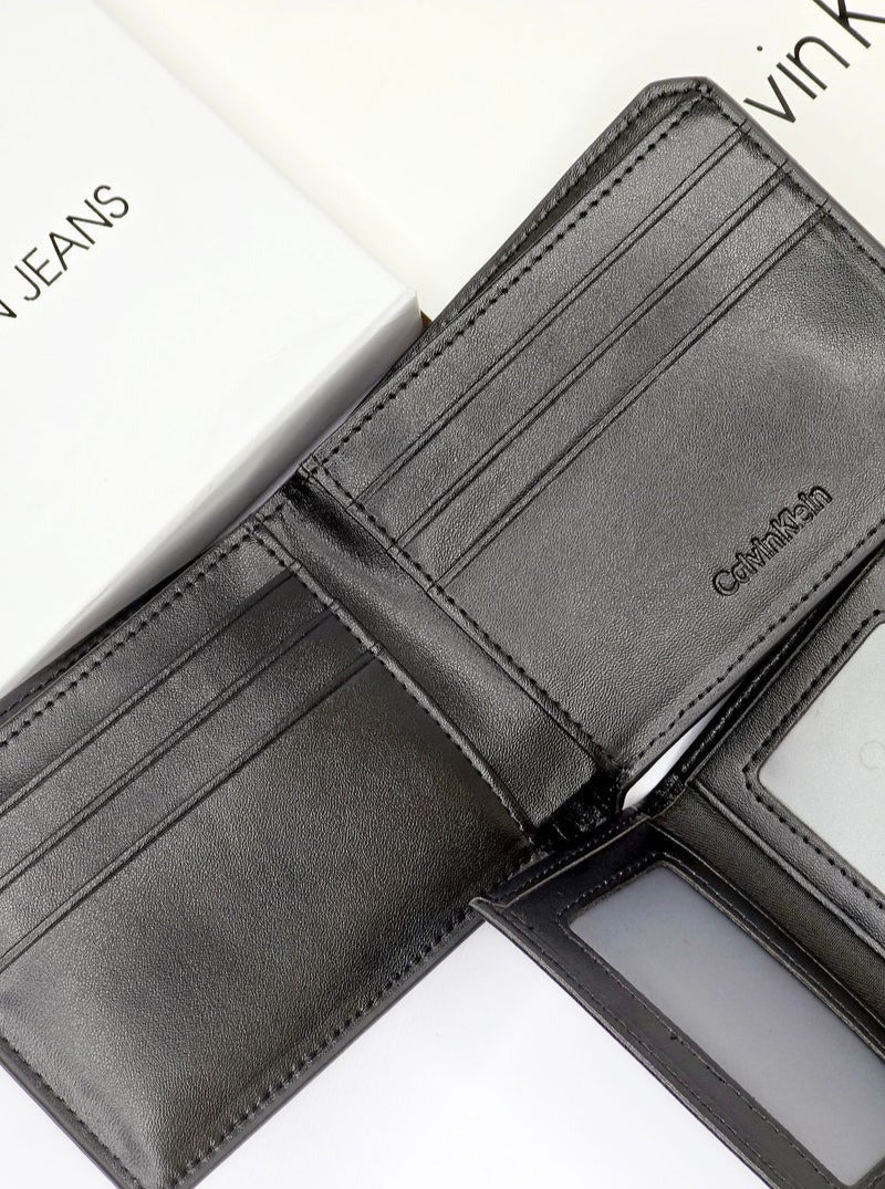 CK Black Leather Wallet For Men #14