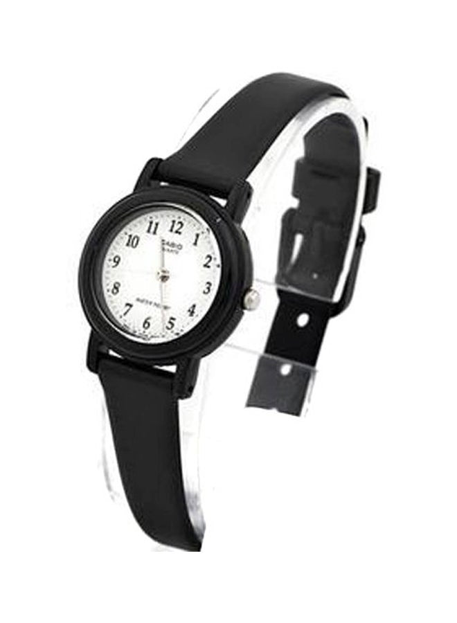Resin Analog Wrist Watch LQ-139AMV-7B3LDF - 25 mm - Black