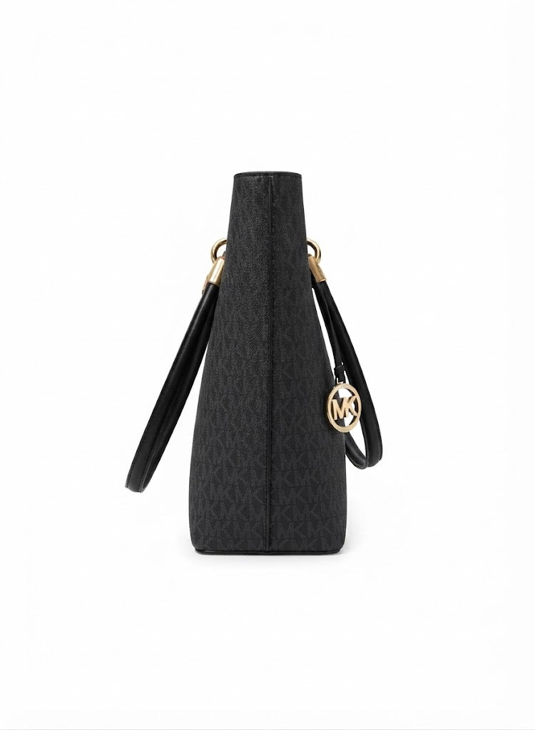 Michael Kors Signature Logo Large Tote Bag – Black#0052